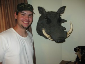 Austin and the Wart Hog