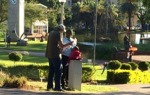 Witnessing on the Streets of South Africa in the Park